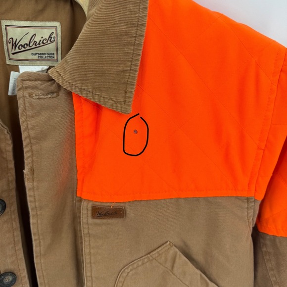 Vtg Woolrich Field Hunting Jacket Large Blaze Orange Heritage Workwear Gorpcore - Picture 14 of 14